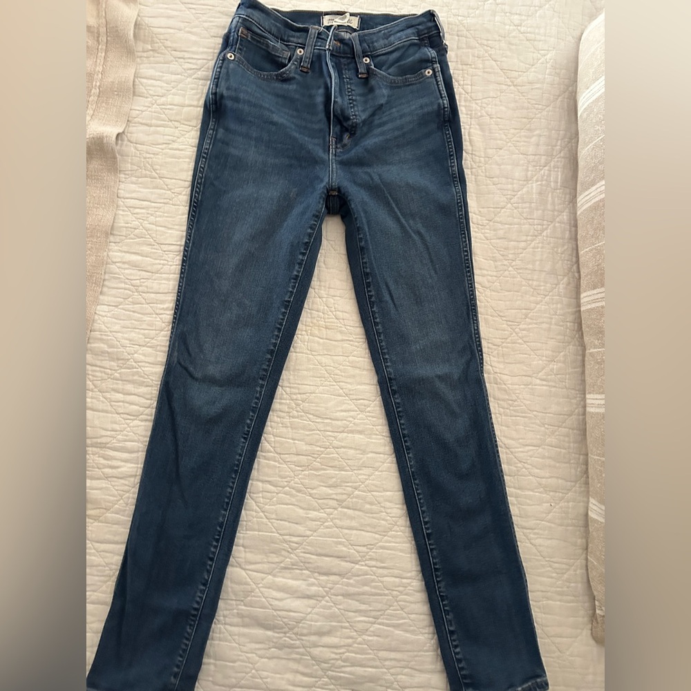 Madewell Dark Blue Skinny Jeans